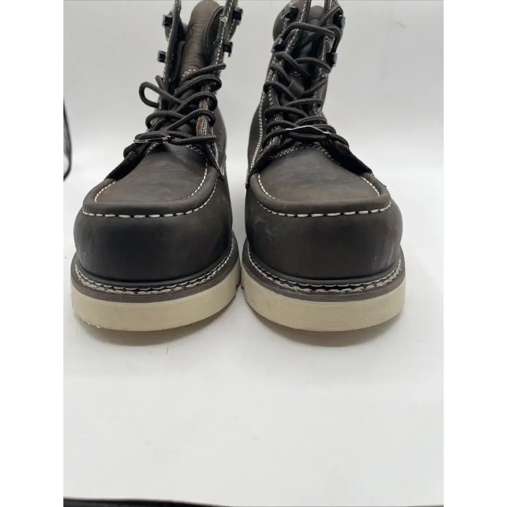 Brunt The Marin 6 Comp Toe Brown Work Boots Shoes Waterproof Men’s Sz 8 M NWOT